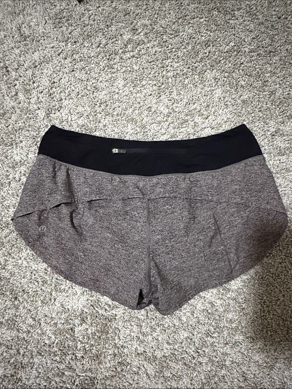 lululemon athletica Hottie Hot Shorts in Heather Gray Athletic Shorts